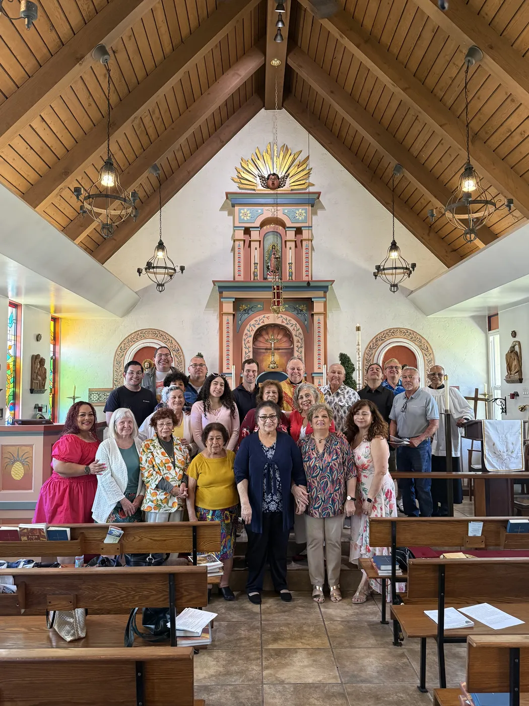 Our worshipping community at the Capilla de Nuestra Señora de Guadalupe