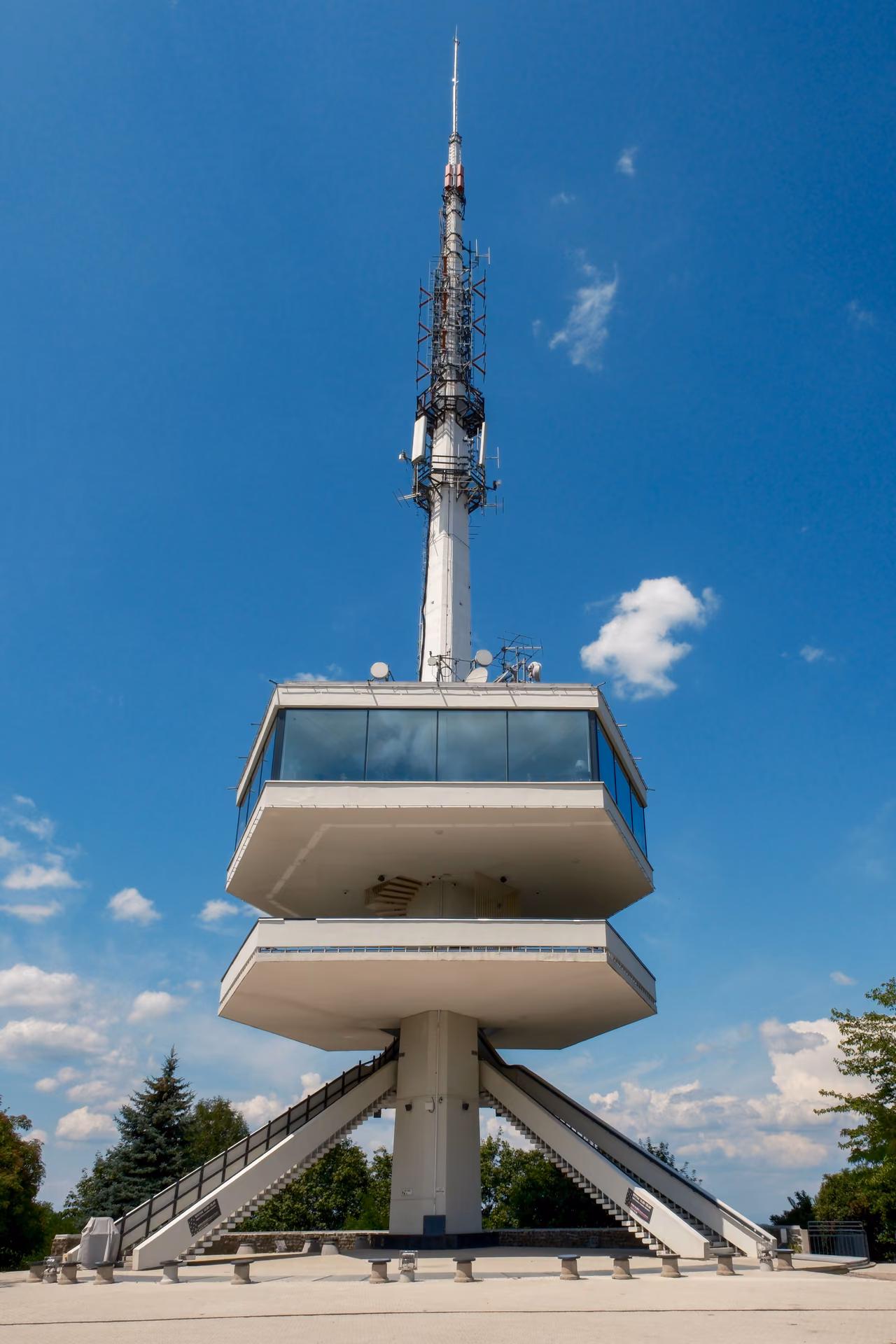 Avas lookout tower overlooking Miskolc